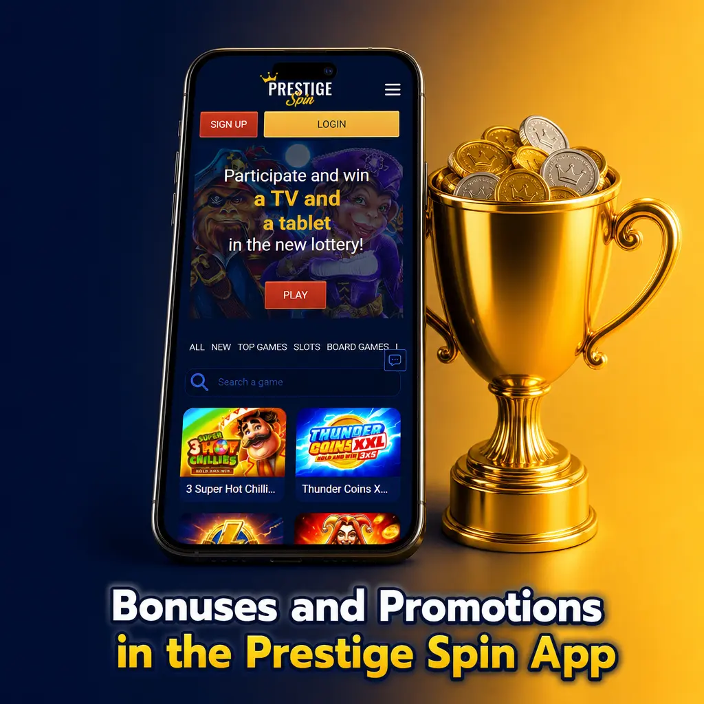 Bonuses and Promotions in the Prestige Spin App